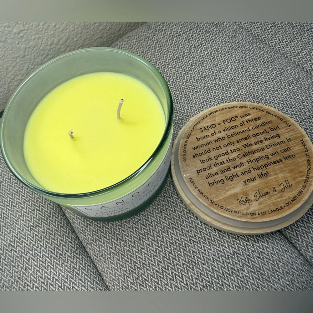 Sand + Fog French Lavender Candle 12oz, 2 Wick - Picture 8 of 12